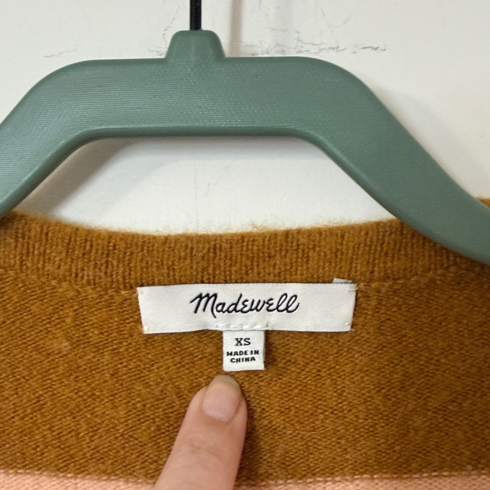 Madewell Women's Multicolor Striped Cardigan - Picture 2 of 6